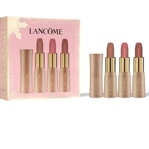 Lancome L'Absolu Rouge Intimatte Lipstick Trio - Pink and Nude